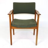 Scandinavian teak office armchair, Høng Stolefabrik, Denmark, 1960s