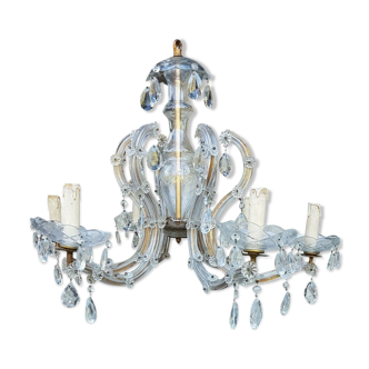 Antique chandelier with grapevines 6 lights
