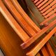 Paire de chaises pliantes en bois