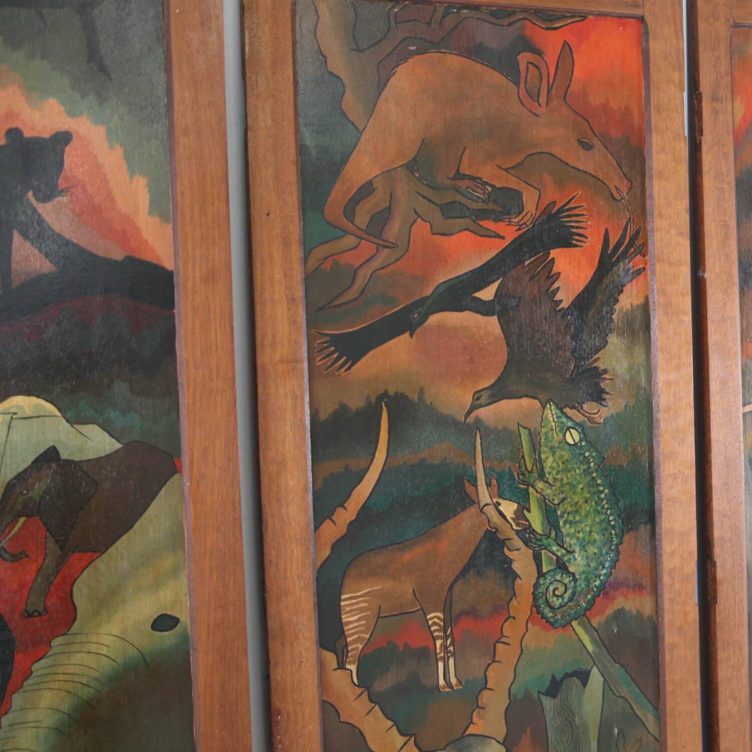 Set of 4 wall panels