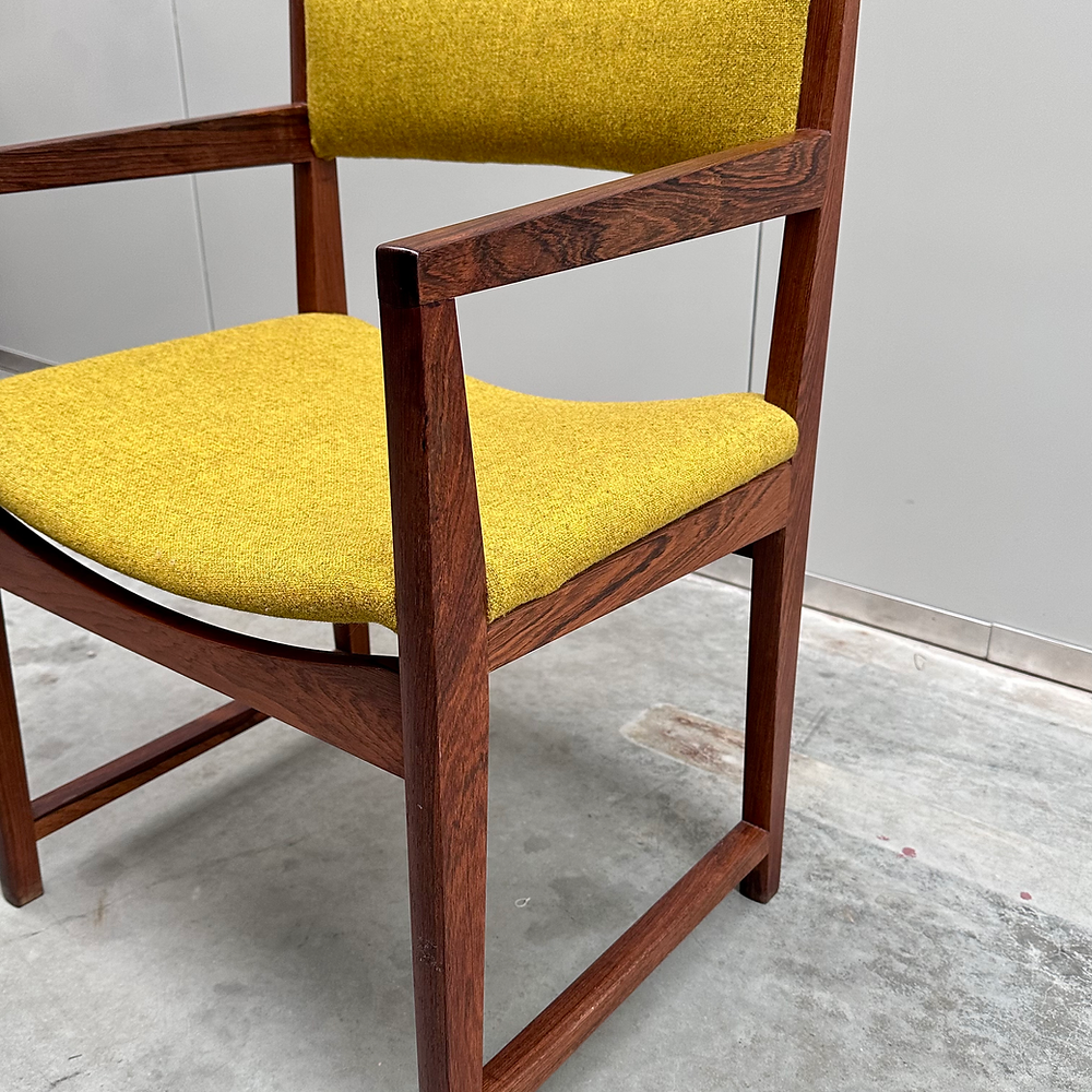 2 armchairs designed by Peter Hvidt and Orla Mølgaard Nielsen, for Søborg Møbelfabrik, Denmark, 1960s
