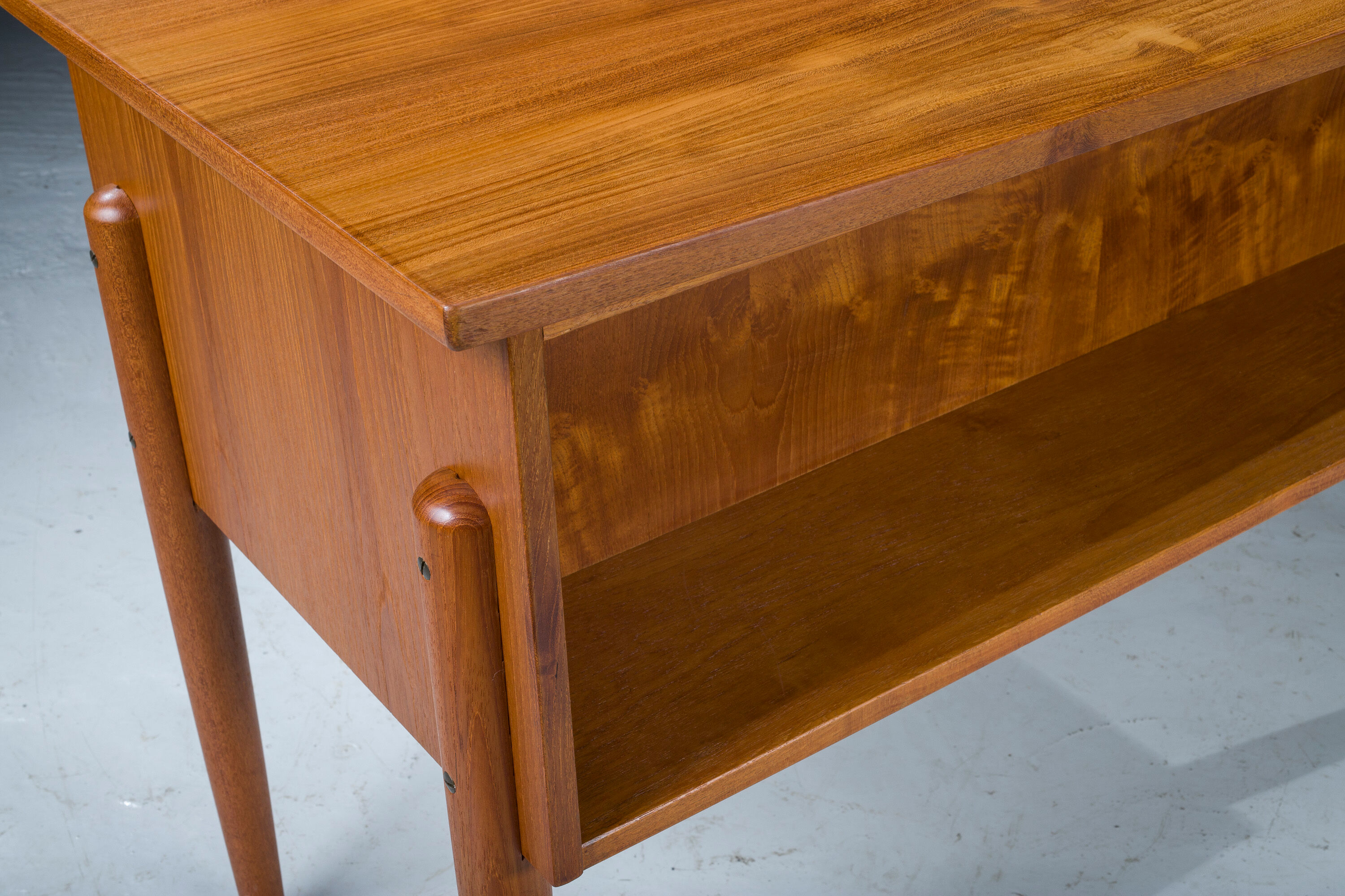 Danish teak desk, 1970s