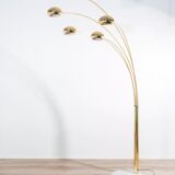 Italian 5-arm mid-century floor lamp