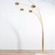 Italian 5-arm mid-century floor lamp
