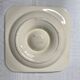 Old square plate longchamp XXth ceramic egg display