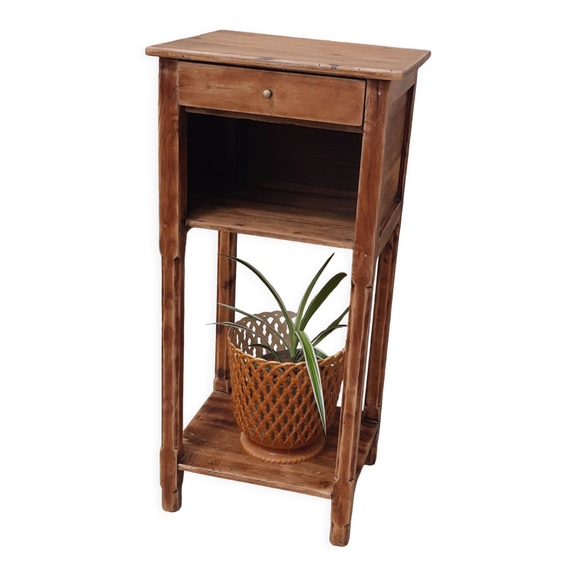 Antique bedside table