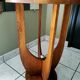 Antique Art Deco oak pedestal table