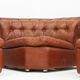 Vintage Italian curved modular sofa 1970s, set of 4