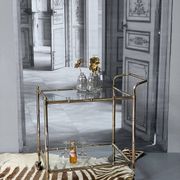 Vintage Golden Bar Cart