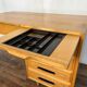 Vintage scandinavian office 1950 made in swiss compass feet