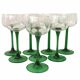 Set de 8 verres à vin d’Alsace