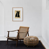 Original painting on vintage paper