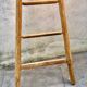 Wooden triangular ladder