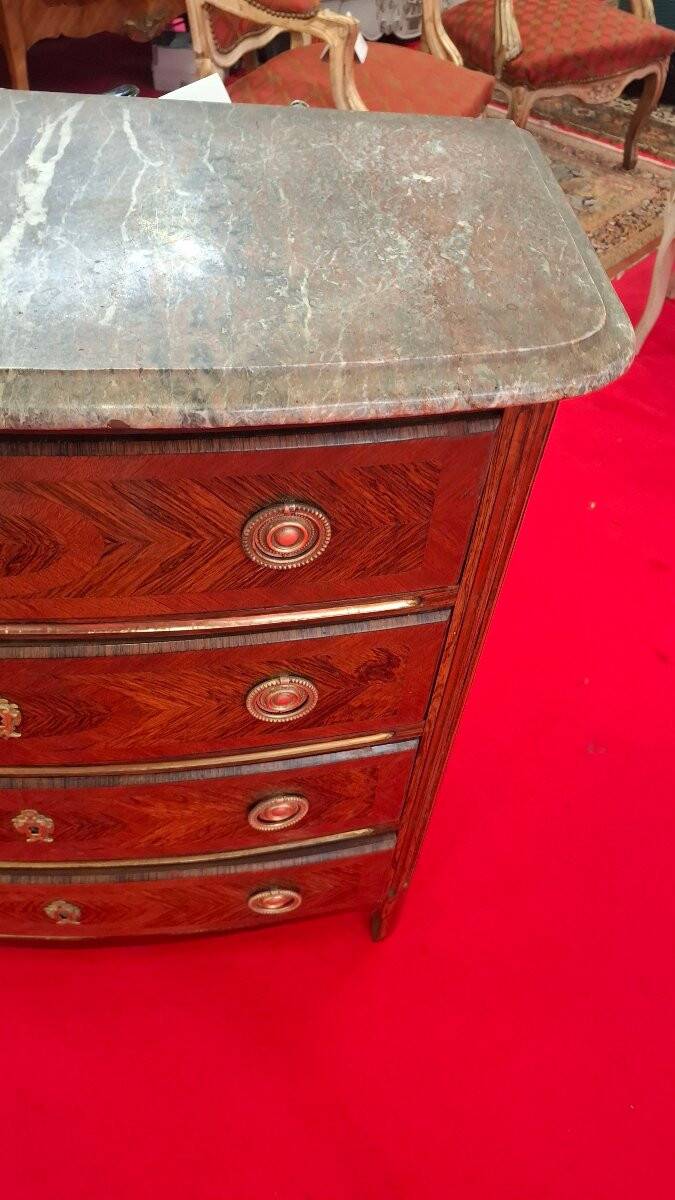 Louis XV style marquetry commode