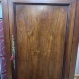 Cabinet bonnetière in solid oak and partial veneer