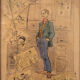 Tableau de Georges Henry Hautot - Caricature