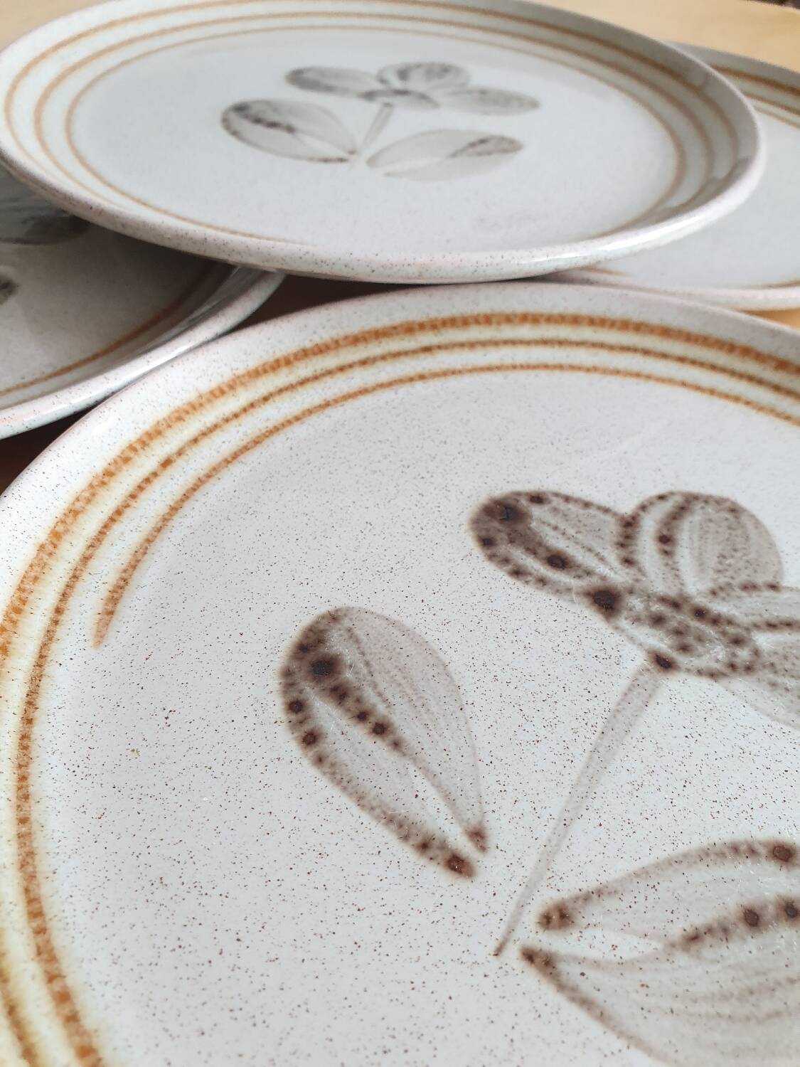 Vintage Sarreguemines dessert plates