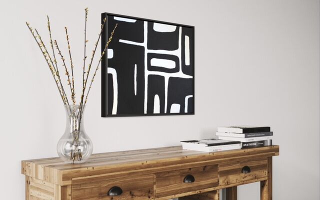 Minimalist abstract painting