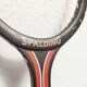 1970 Spalding black and red wooden tennis racket