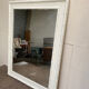 Wooden and bamboo mirror