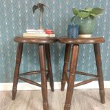 Pair of tripod stools