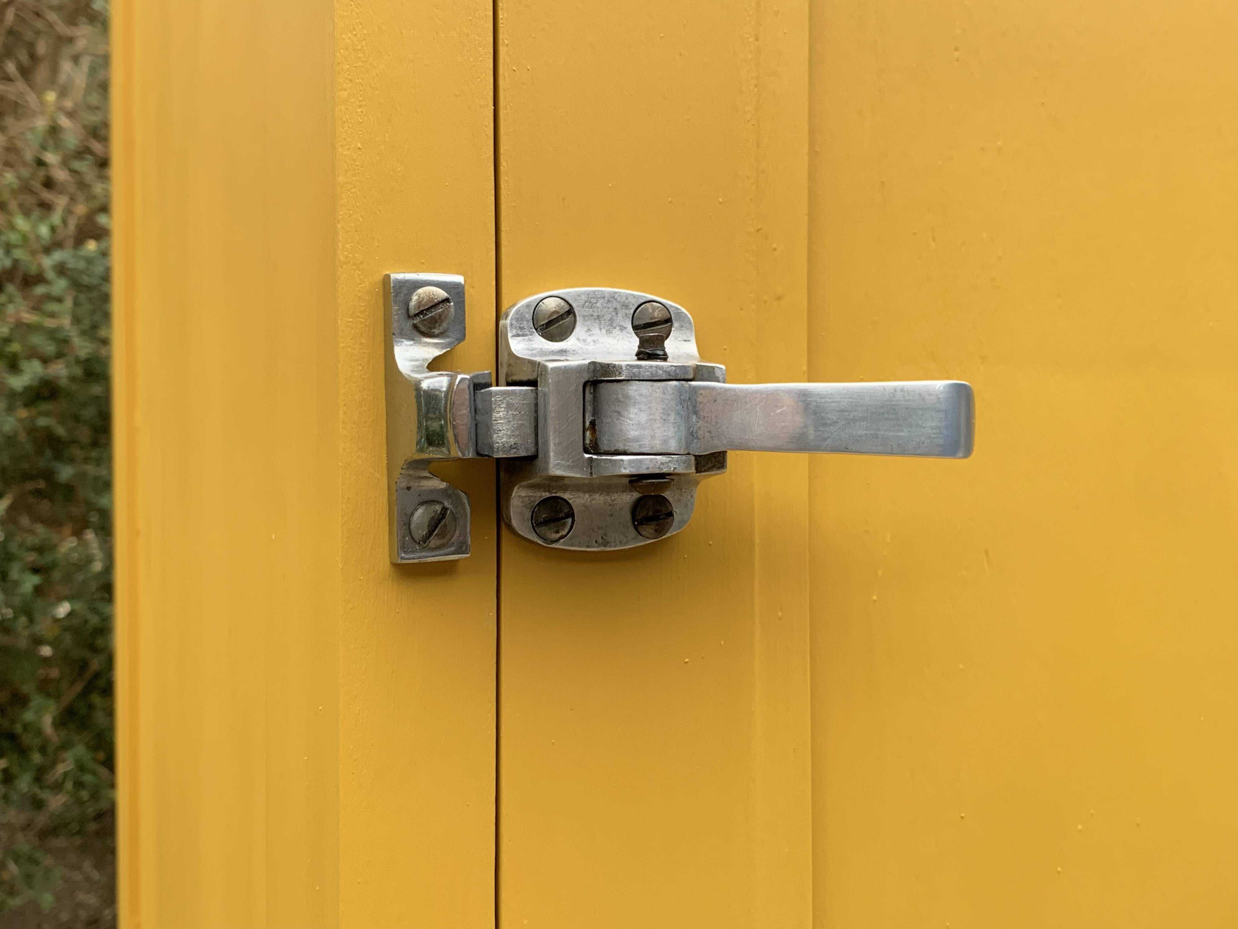 Parisian bonnetière wardrobe with butcher's handle, 1950