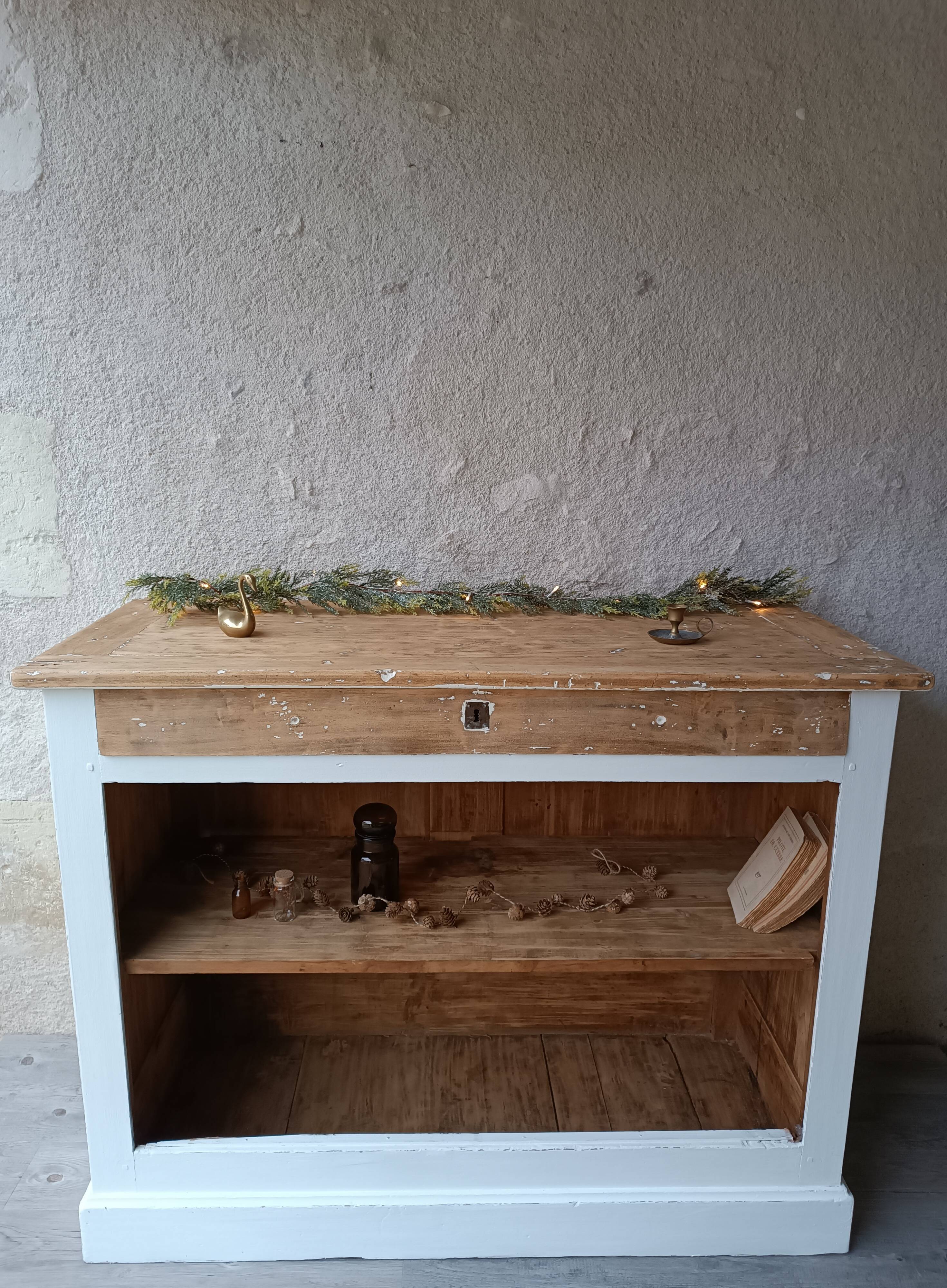 Antique patinated buffet