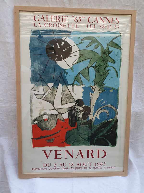Affiche lithographiée de Venard