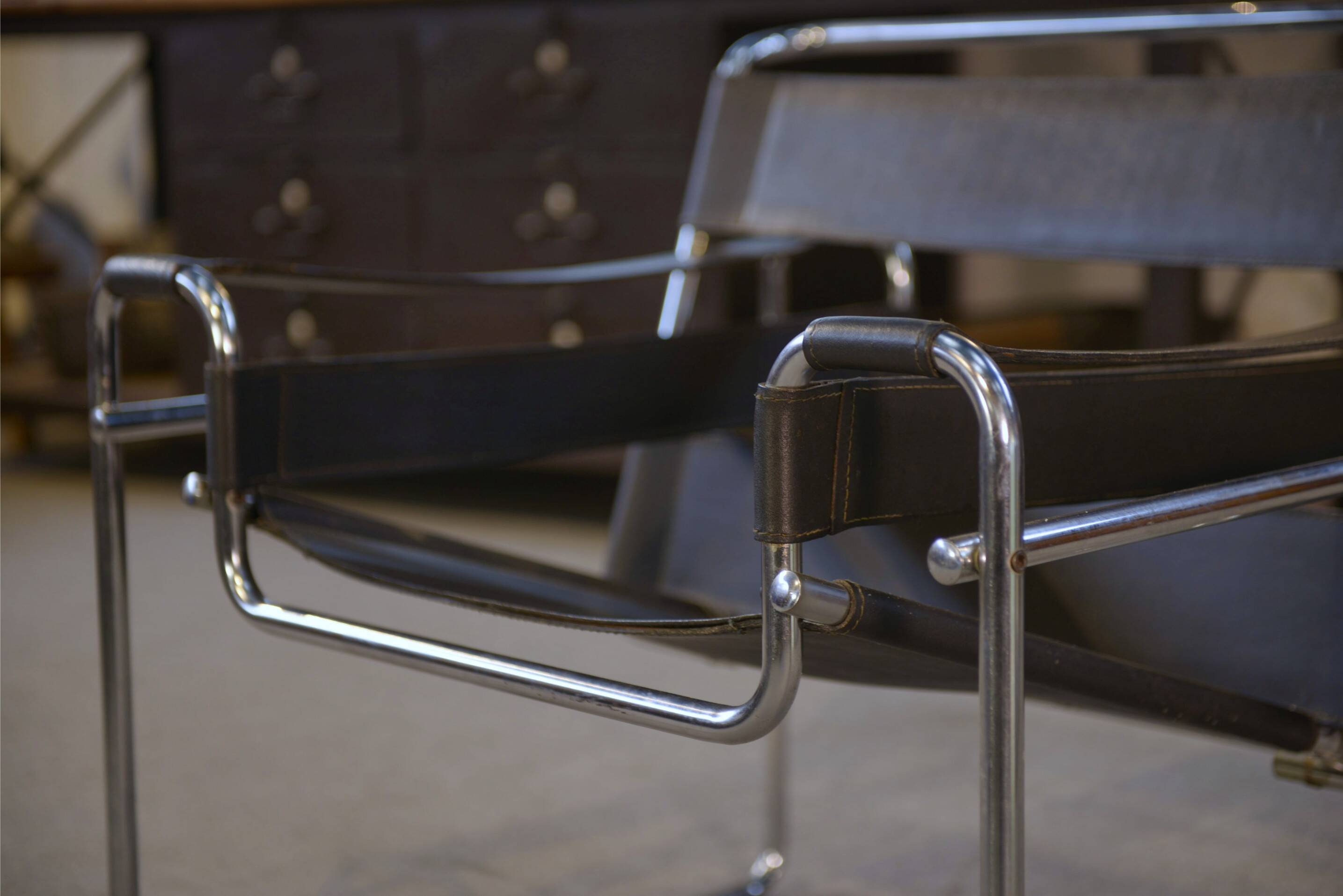 Wassily chair by Marcel Breuer Bauhaus design 1970s