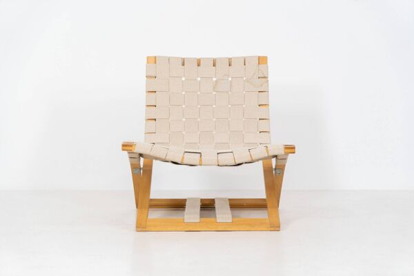 Chaise pliante rare par Ingmar Relling pour Westnofa