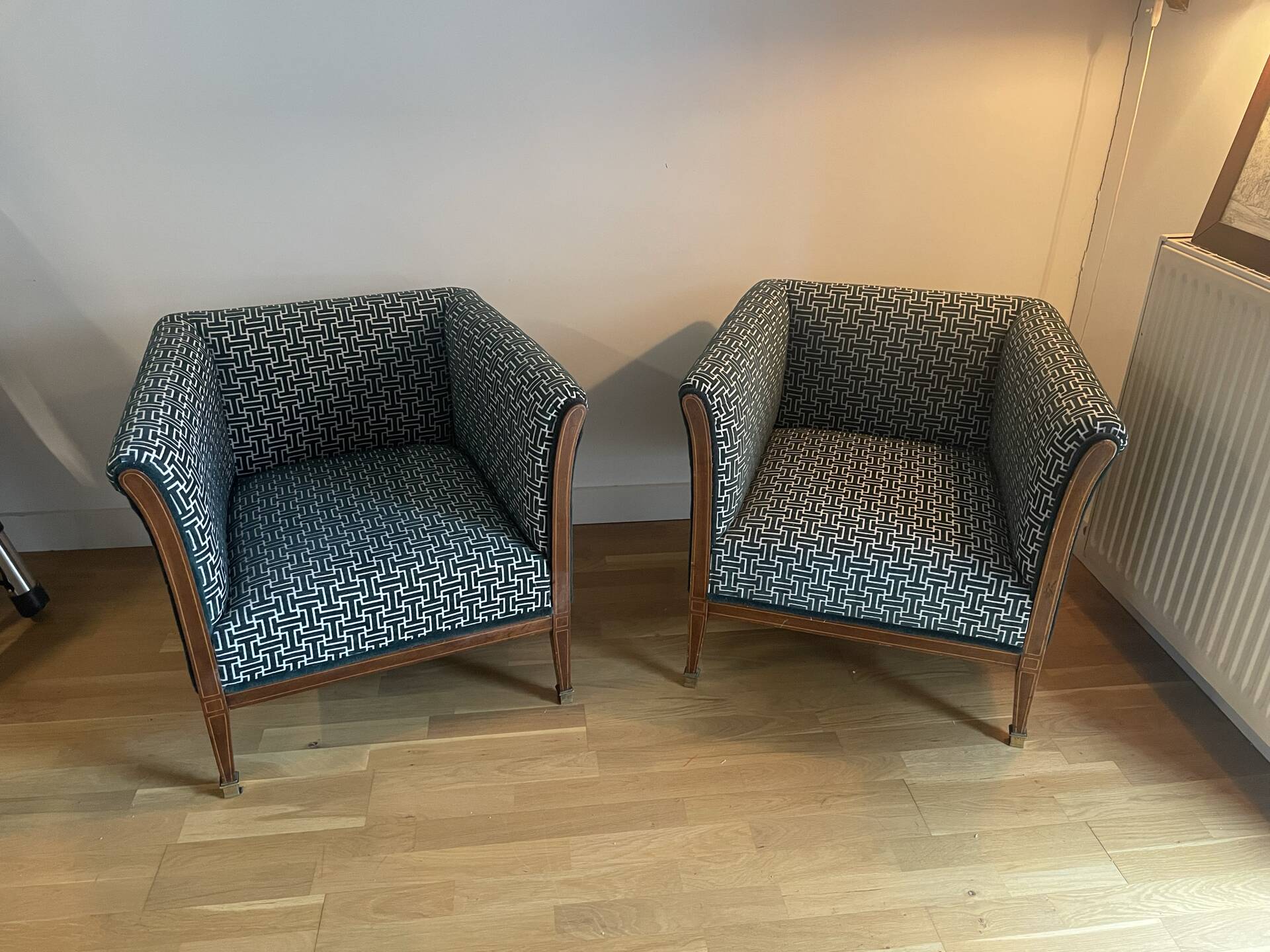 Art Deco armchairs