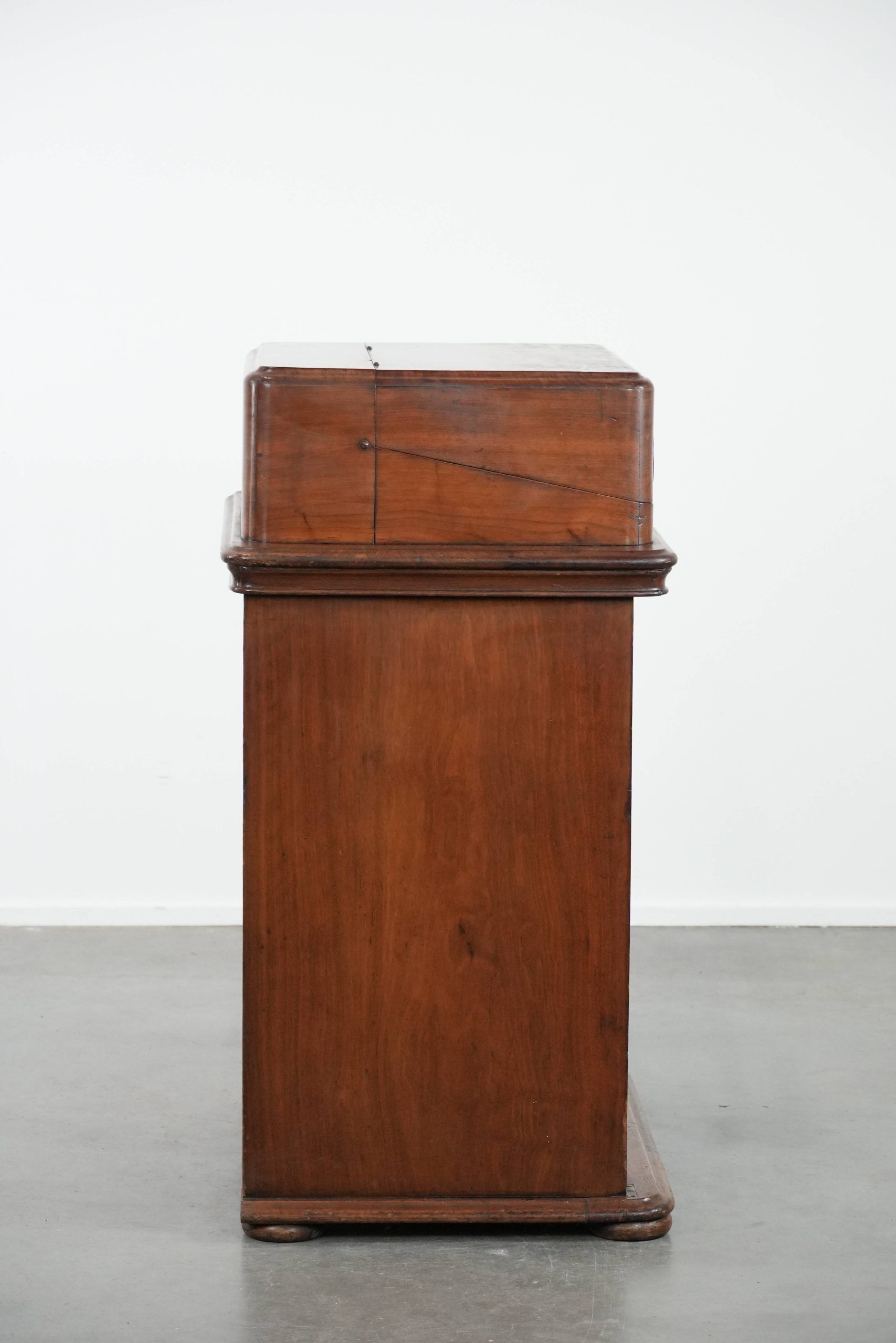 Antique standing desk/ counter/ English writing table from the 19th century