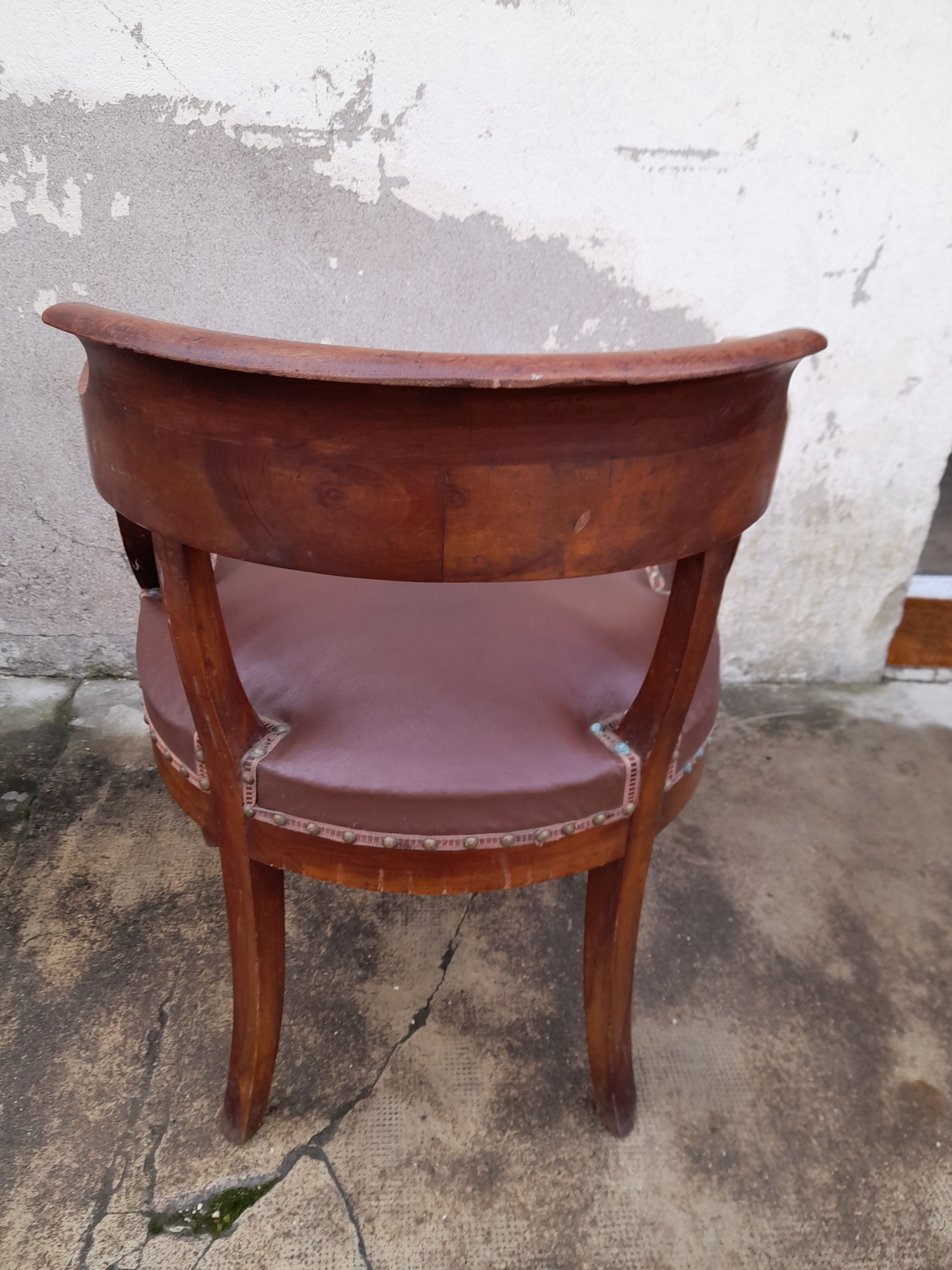 Louis Philippe office armchair 1900