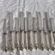 12 antique knives - Silversmith A Frenais Paris - 6 large & 6 small