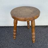 Wooden tripod stool