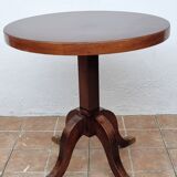 Table d'appoint en bois et laiton style empire