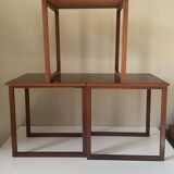 Kai Kristiansen teak built-in tables, 60s design