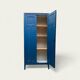 Armoire parisienne bleue panneautée 1940