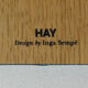 Miroir ruban vert design scandinave Inga Sempé pour Hay