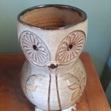 Zoomorphic vase in the shape of an owl by Pol Chambost