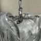 2x vintage Mazzega 'melting glass' chandeliers – Murano