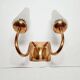 2-armed wall lamp from Elmet Zabrze, Poland, 1970s