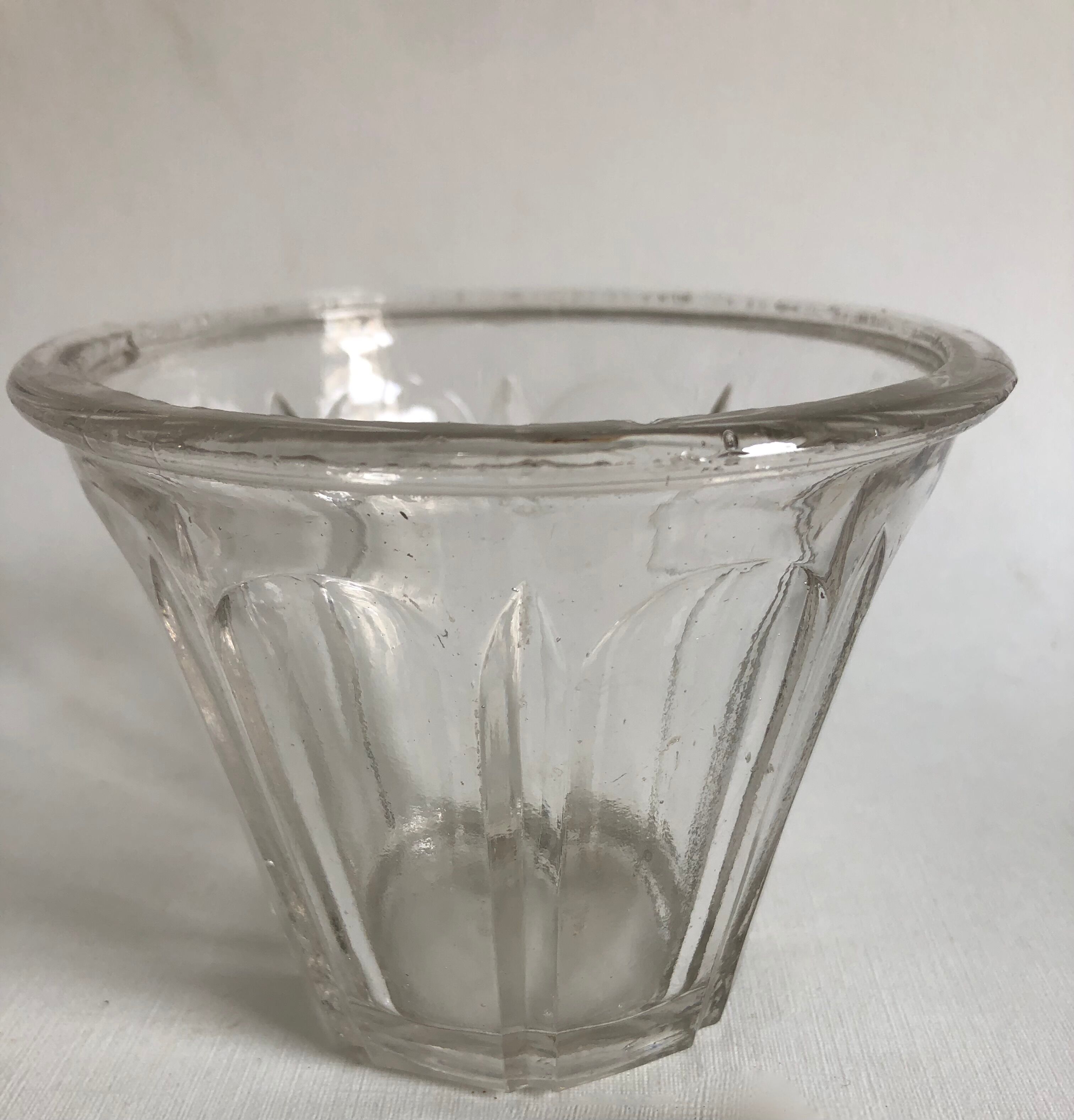 Old jam jar - diameter 12 cm