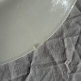 Old pie dish with 2 handles, golden wheat patterns, D28.