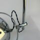 Space Age chrome wall light, 1970s