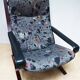 Chaise longue Siësta, Ingmar Relling pour Westnofa avec tapisserie de Joan Miró