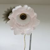 Art Nouveau jeweler's lamp in bronze and glass paste tulip