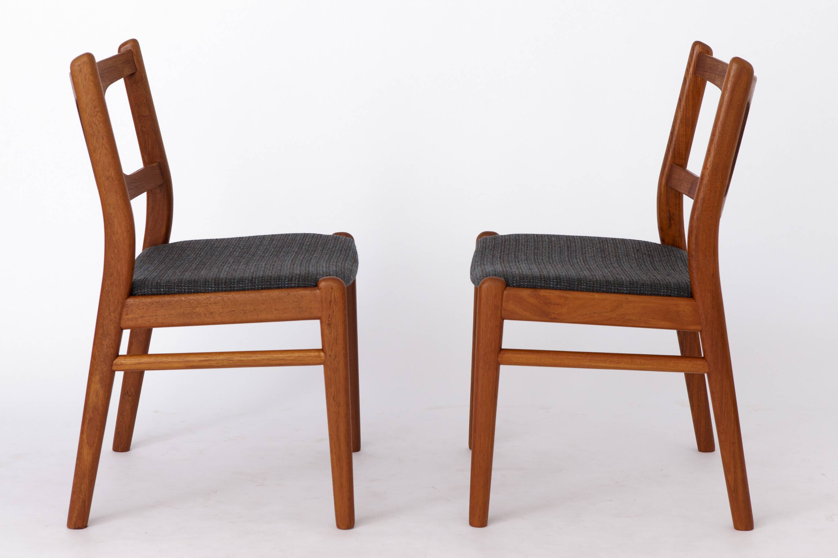 2 chaises danoises vintage - Style moderne du milieu du siècle des années 1960