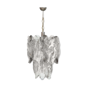 Lustre de Mazzega de verre de Murano