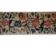 1970s wall tapestry with large multicoloured flowers